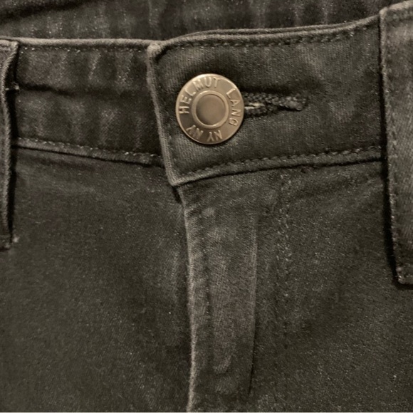 HELMUT LANG MASC LO DRAINPIPE JEANS IN BLACK SIZE 28 - Picture 10 of 16